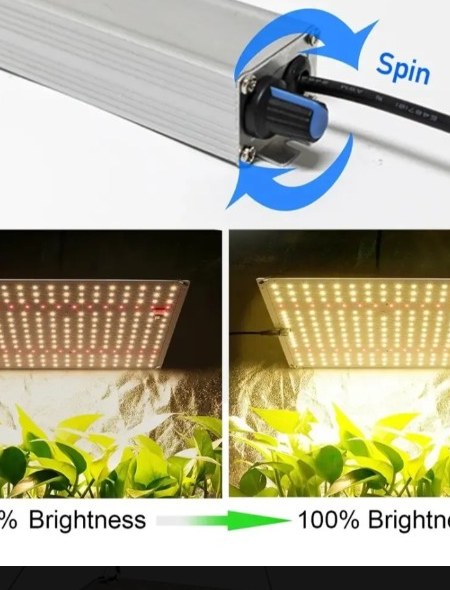 Panel LED 150W encendido